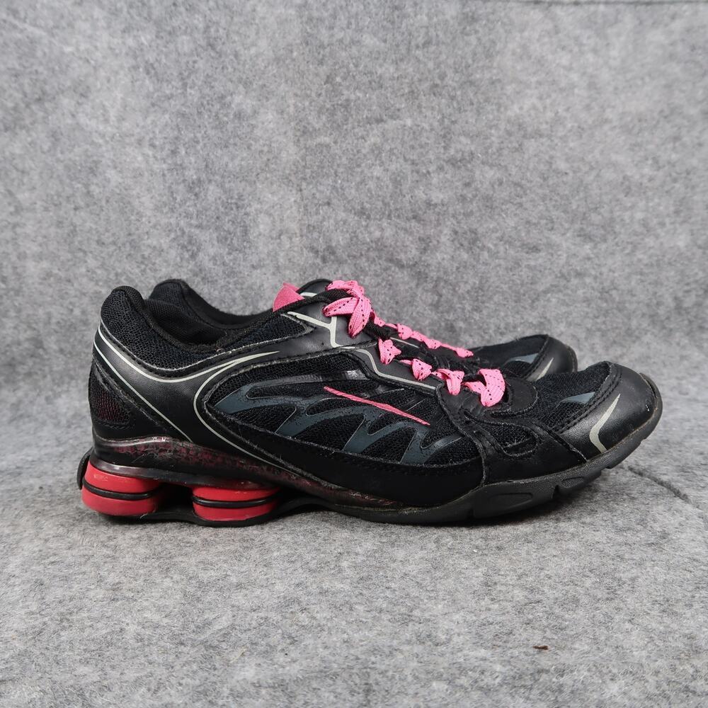 Avia Shoes Womens 7.5 Athletic Cross Trainer Sneakers Black Pink Casual Active
